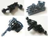 Lego, bionicle, individual parts, replacement spares, components, black bionicle.