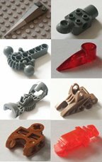 Lego, bionicle, individual parts, replacement spares, components, GREY, DARK OLD GREY, DARK STONE GREY, LIGHT OLD GREY, MEDIUM STONE GREY, CURRY, DARK TAN.