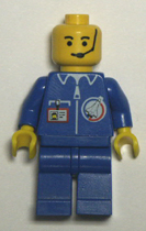 blue bodied Lego minifigures.