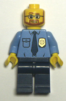 blue bodied Lego minifigures.