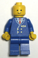 blue bodied Lego minifigures.