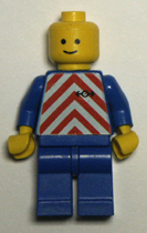 blue bodied Lego minifigures.