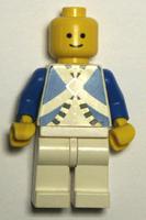 white Lego torso.