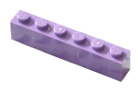 6 x 1 Harry Potter purple brick.
