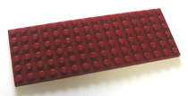 dark red Lego plates