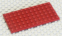 dark red Lego plates