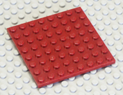 dark red Lego plates