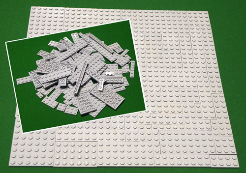 parts, Lego flats, Lego plates
