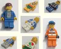 Lego minifigure sales, all themes, all colours