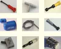 Pneumatic Lego hardware, pumps, tube, T connectors, switches, hydraulics, springs, shock absorbers