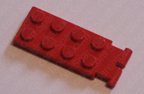 red lego digger bucket arm.