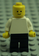 white Lego minifigures.