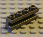 Dark old grey Lego brick.