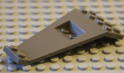 Dark old grey Lego part.