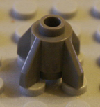 Dark grey Lego brick.