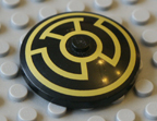 Lego satalite dish, disc picture.