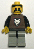 Brown Lego, minifigure, replacement.
