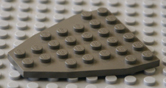 Dark grey Lego plate.