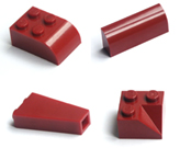 Dark red Lego bricks page image, huge range of dark red bricks to choose from