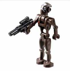 Commando, droid, captain, with, gun, brown.