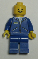 blue Lego mini figures.