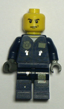 blue Lego mini figures.