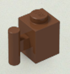 Lego 2921, modern brown.
