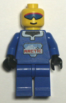 blue Lego mini figures.