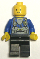 blue Lego mini figures.