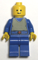 blue bodied ;ego minifigure.