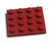 dark red / maroon Lego flata / plates