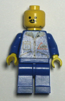 blue bodied ;ego minifigure.