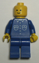 blue bodied ;ego minifigure.