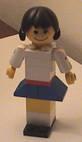 Lego, Family, figures, 1974, set 200, boy, girl, gran, mom, dad.