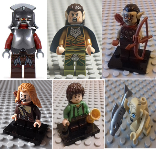 LEGO, lord, of, the, rings, parts, accessories, minifigures