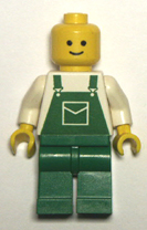 green Lego minifigure.