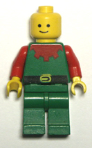 green torso / body minifigure