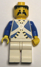 white Lego minifigure.