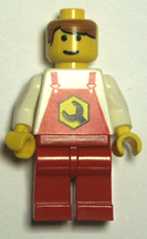 white Lego minifigure.