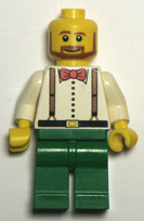 white Lego minifigure.