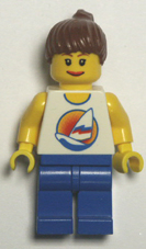 white Lego minifigure.