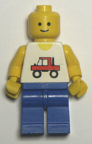 white Lego minifigure.