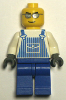 Lego minifigure, white body.