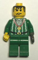 green torso / body minifigure