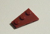 dark red lego plates.