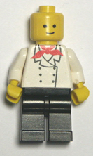 Lego minifigure, white body.