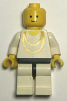 Lego minifigure, white body.