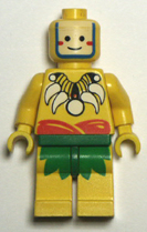 yellow Lego minifigure