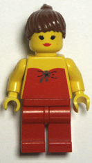 yellow Lego minifigure
