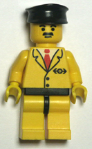 yellow Lego minifigure